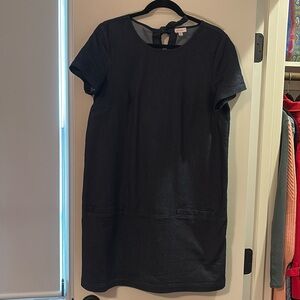 Guc CUYANA stretch dark denim shift dress